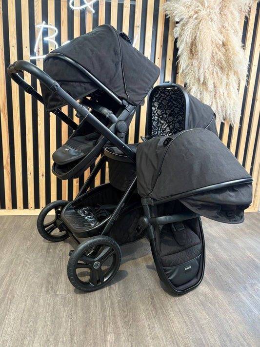 PRE LOVED Cosatto Wow XL Double Pushchair - Silhouette