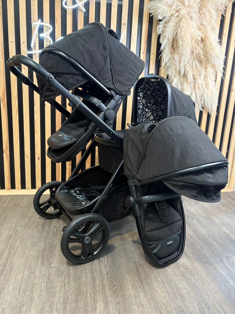 PRE LOVED Cosatto Wow XL Double Pushchair - Silhouette