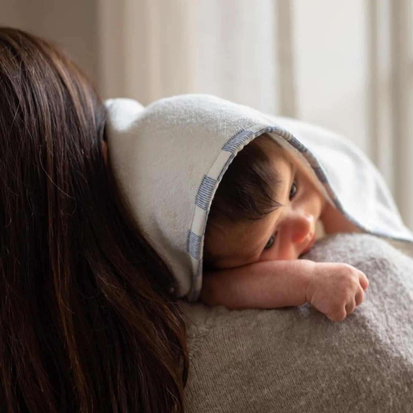 Avery Row Baby Hooded Towel - Coastline