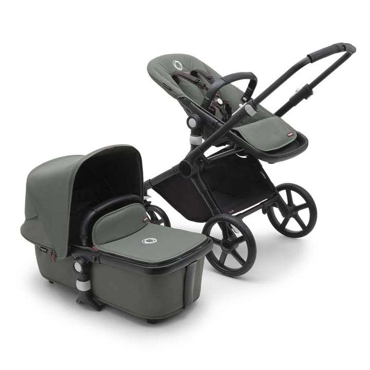 Bugaboo Fox Cub Otter & Base Ultimate Bundle - Forest Green