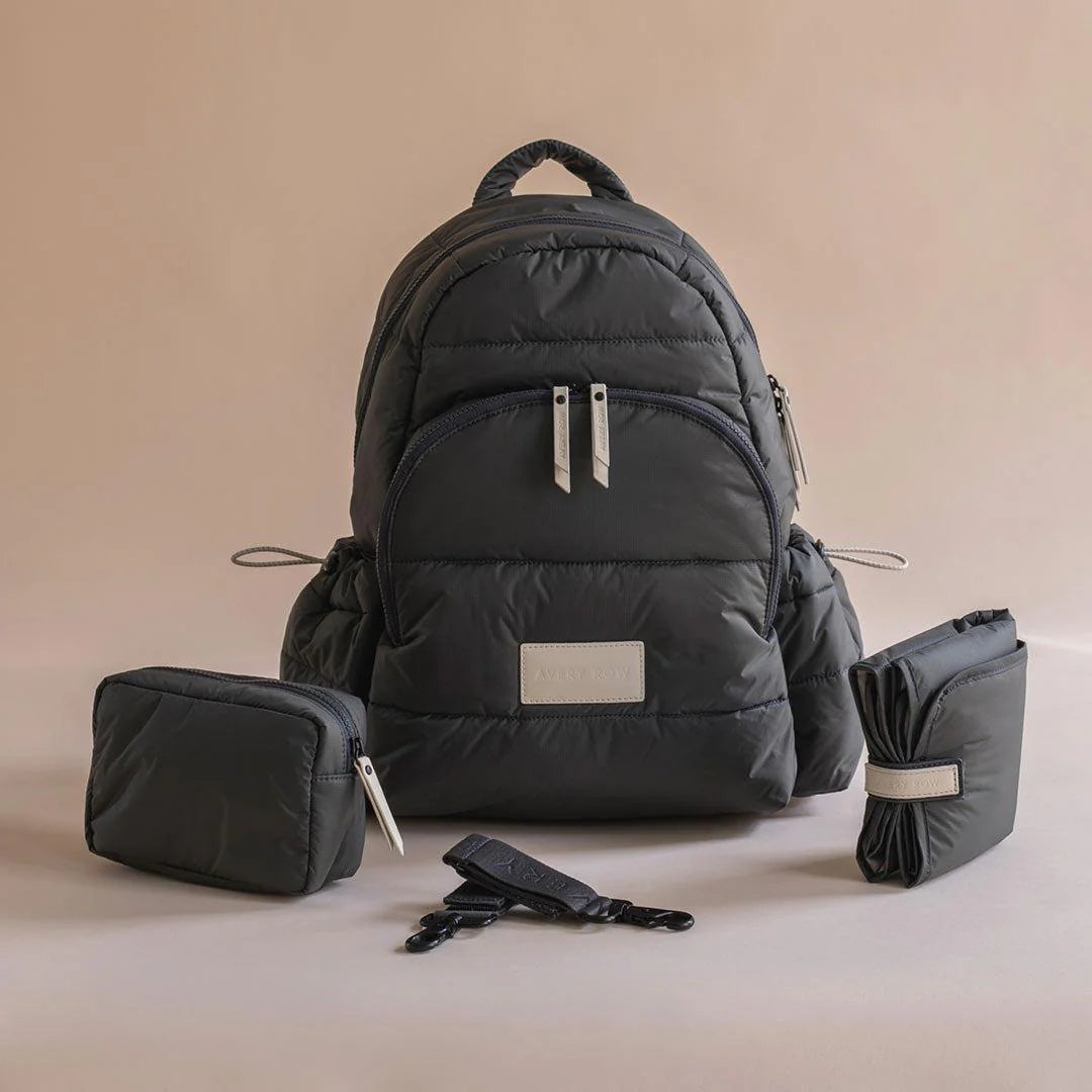 Avery Row Changing Backpack - Soft Black