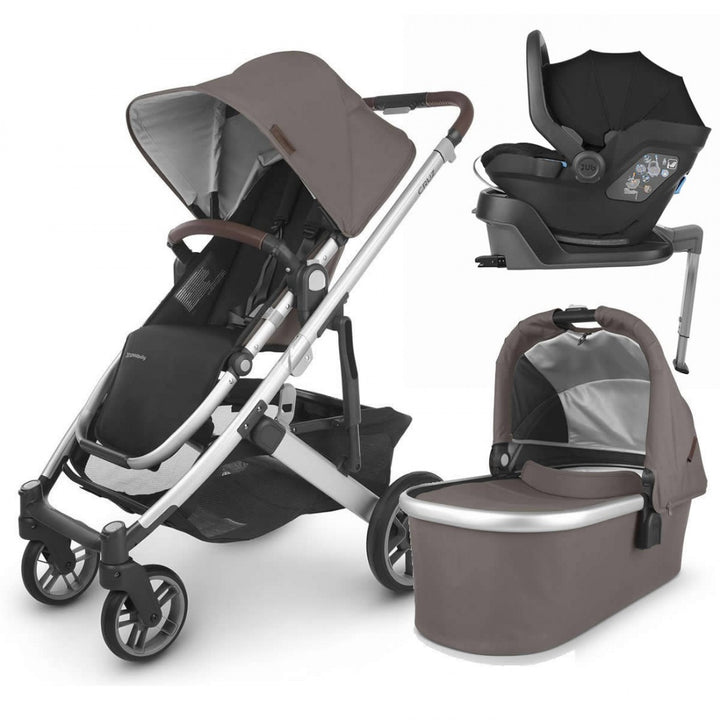 Uppababy Cruz V2 Pushchair + Carrycot + Mesa + Base i-Size Travel System - Theo