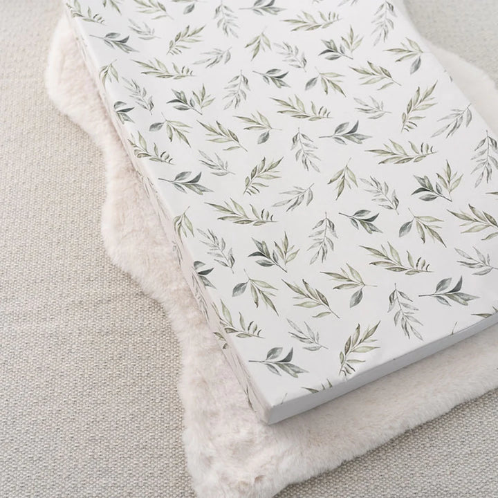 The Gilded Bird Linen Leaves Wedge Mat