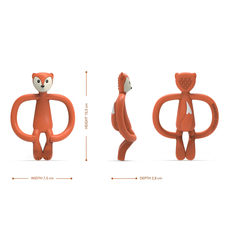 Matchstick Monkey Animal Teether -  Fudge Fox