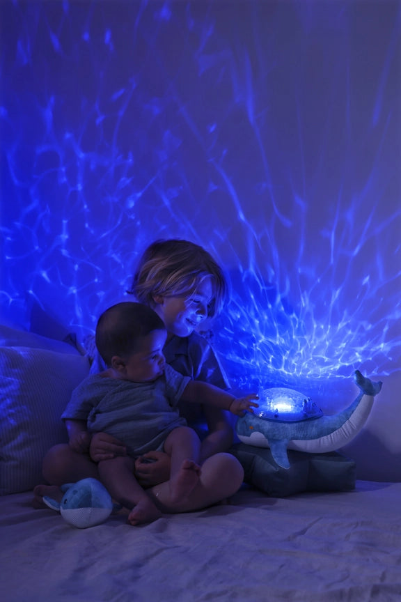 Cloud B Tranquil Whale Projector, Night Light & Sound - Blue