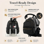 Kiin Allis Baby Lux Changing Backpack - Black