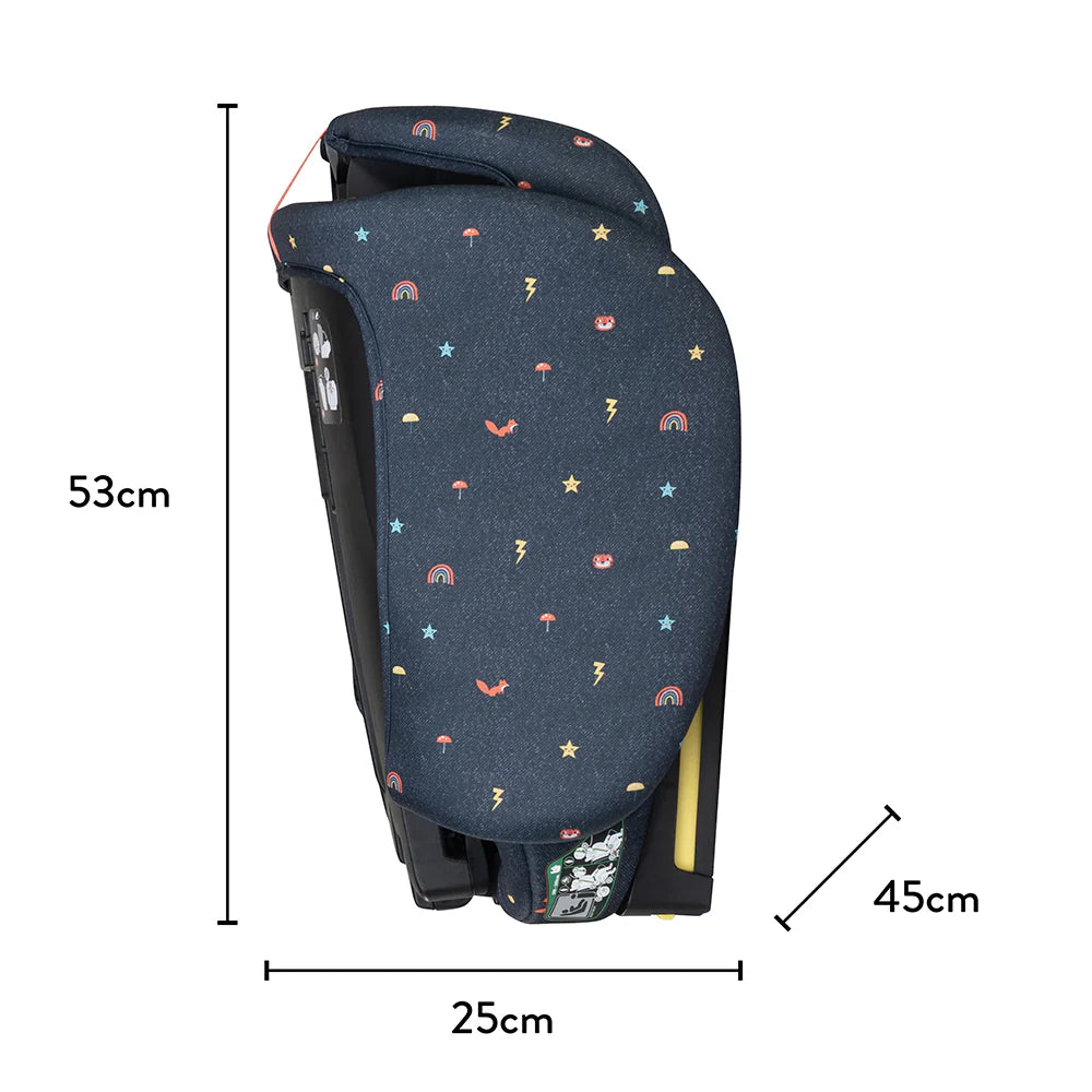 Cosatto On The Go i-Size Travel Car Seat - Doodle Days
