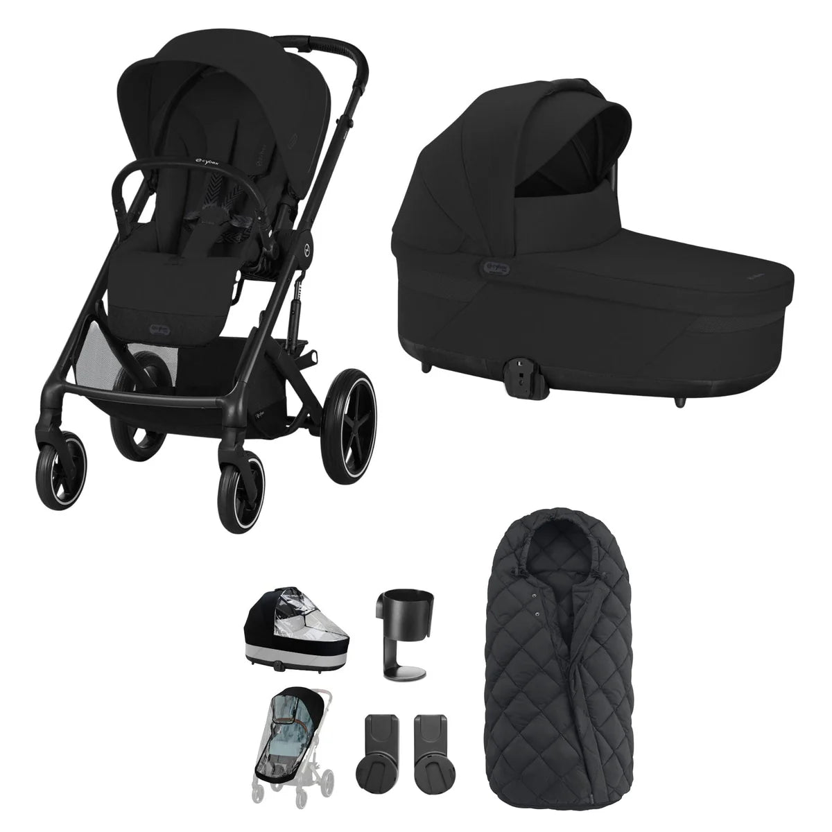 Cybex Balios S Lux Essential Bundle - Moon Black