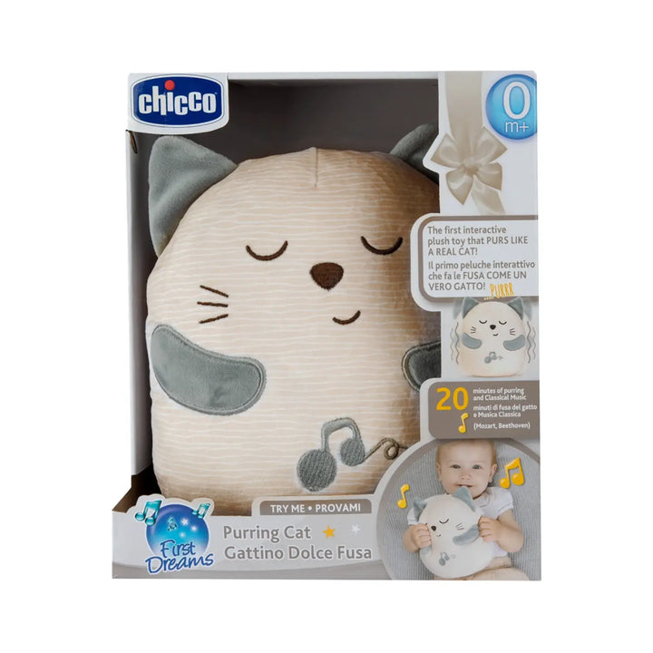 Chicco First Dreams Purring Cat Plush Toy