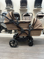 PRE LOVED iCandy Peach 7 Twin Pushchair Bundle - Coco