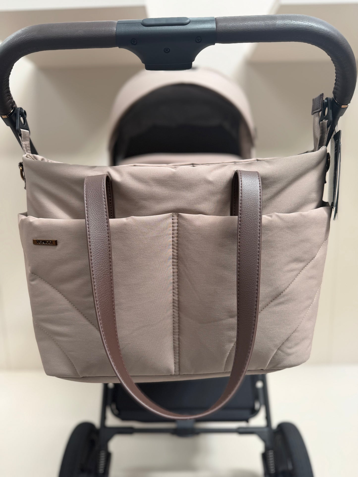 EX DISPLAY Venicci Claro2 Pram + Pushchair - Almond