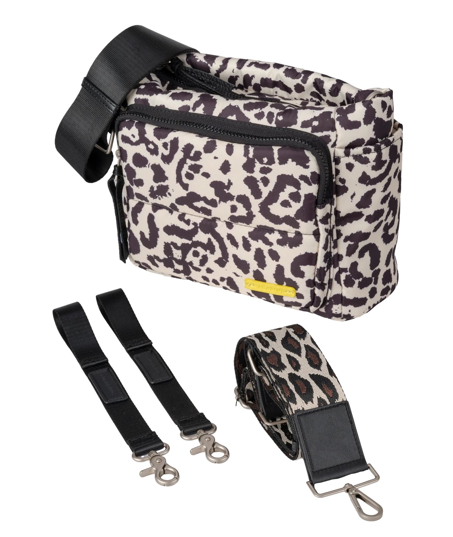 Bababing Joey Cross Body Changing Bag - Leopard