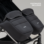 JoviKids Ayla Compact Twin Pushchair - Black