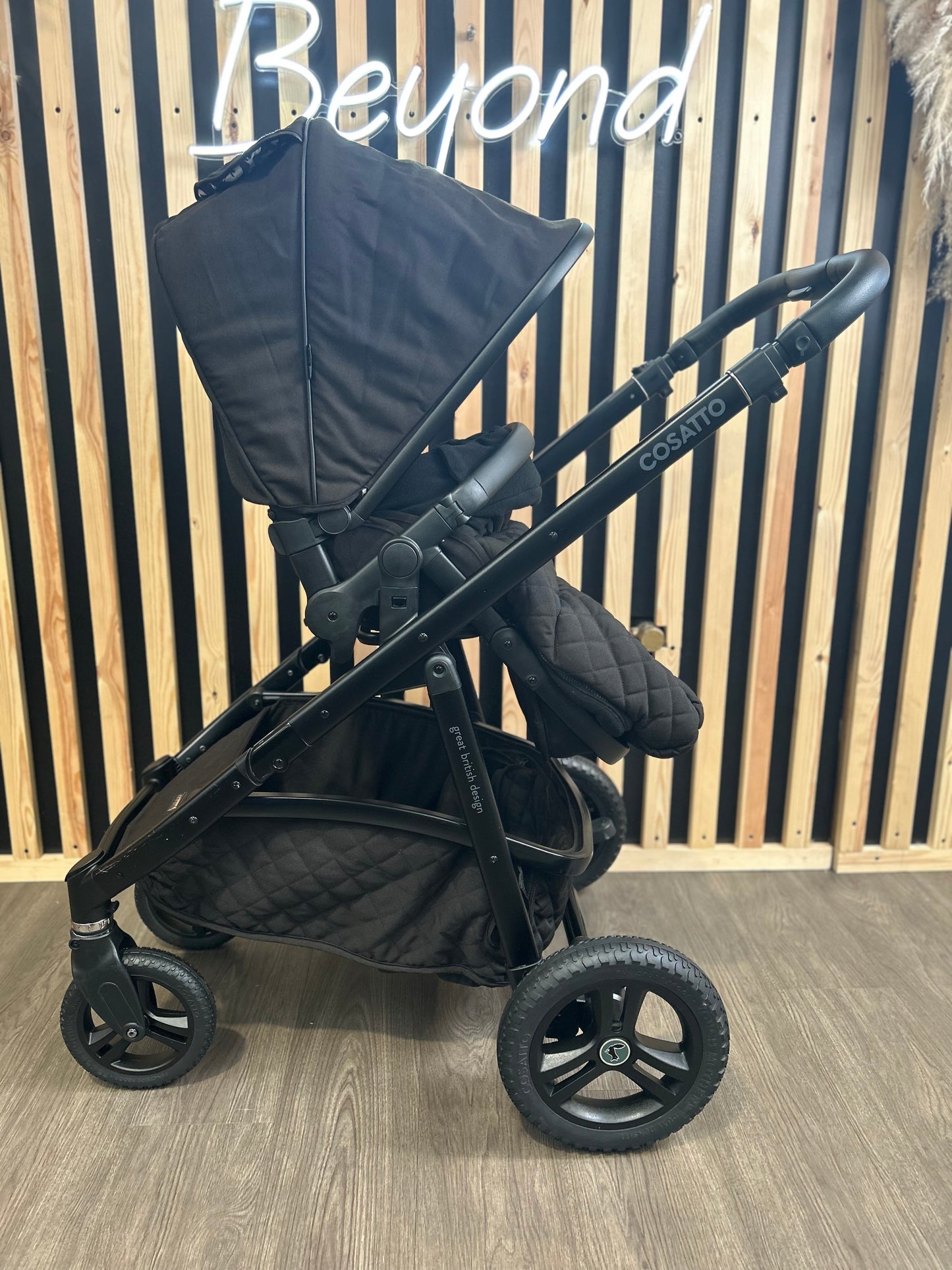 PRE LOVED Cosatto Wow Continental Pram + Pushchair - Silhouette