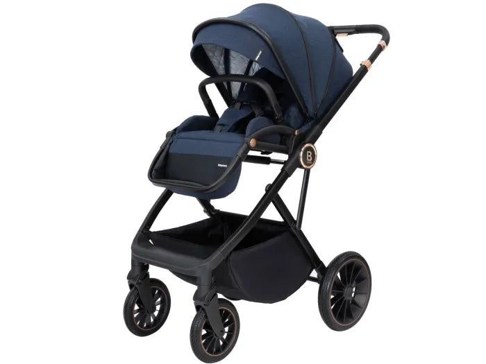 Babymore Chia Travel System Coco with Base - Midnight Blue