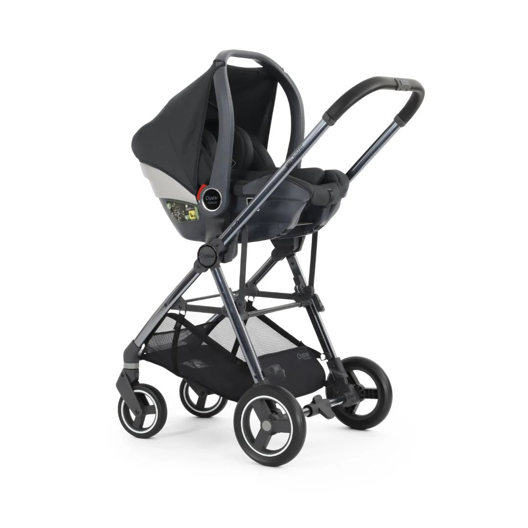 Oyster Gravity+ 5 Piece Travel System Bundle - Carbonite