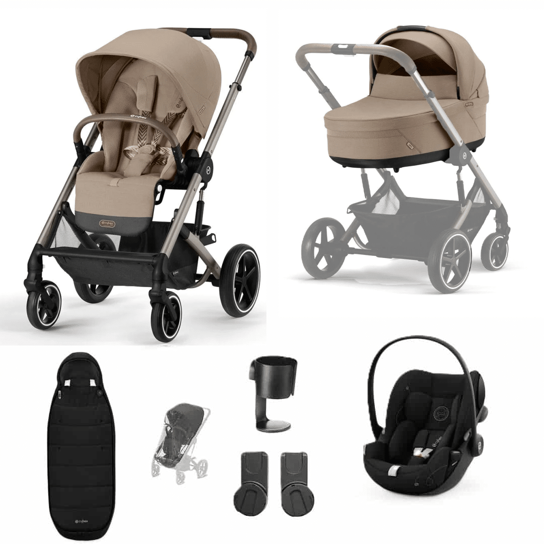 Cybex Balios S Lux Cloud G Travel System Bundle – Almond Beige