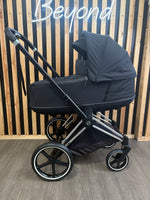 PRE LOVED Cybex Priam 2-in-1 Travel System - Sepia Black on Chrome