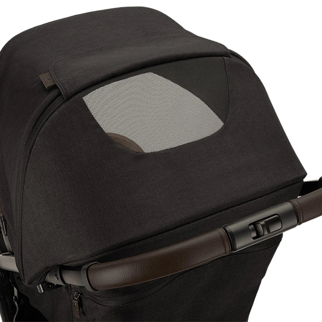 Nuna TRVL LX Compact Travel System Inc Lytl Folding Carrycot + Pipa Urbn - Caviar