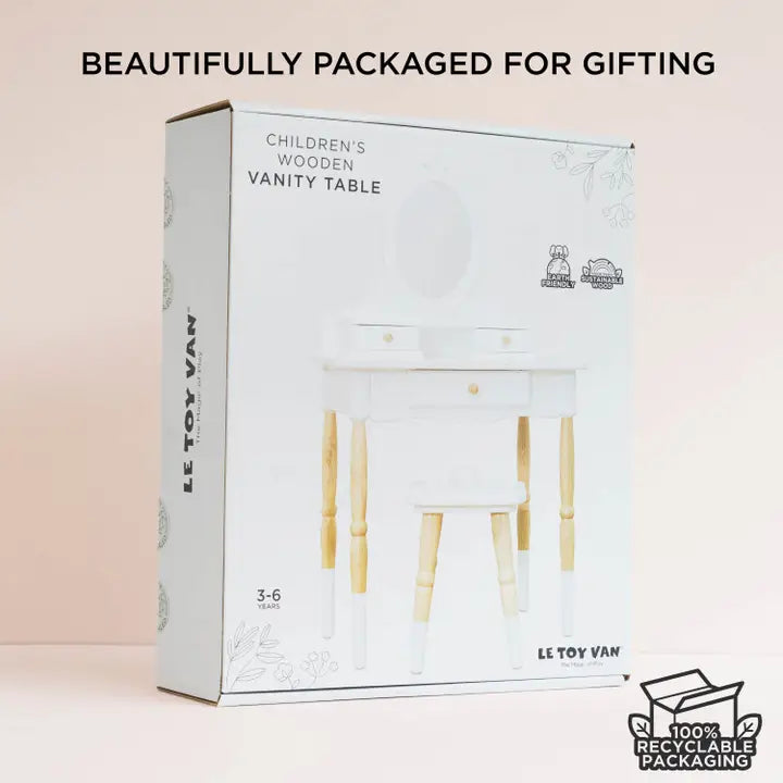 Le Toy Van Dressing-Up Vanity Table & Stool