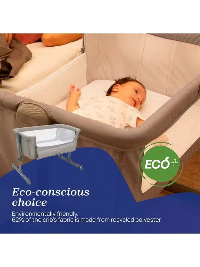 Chicco Next2Me Essential Bedside Crib - Dune