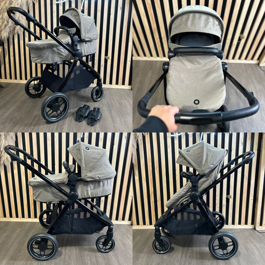 PRE LOVED Maxi-Cosi Zelia Luxe Pram & Pushchair - Twillic Truffle