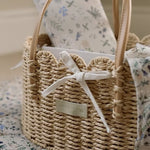 Ralphie Bear Scallop Edge Nappy Caddy Basket
