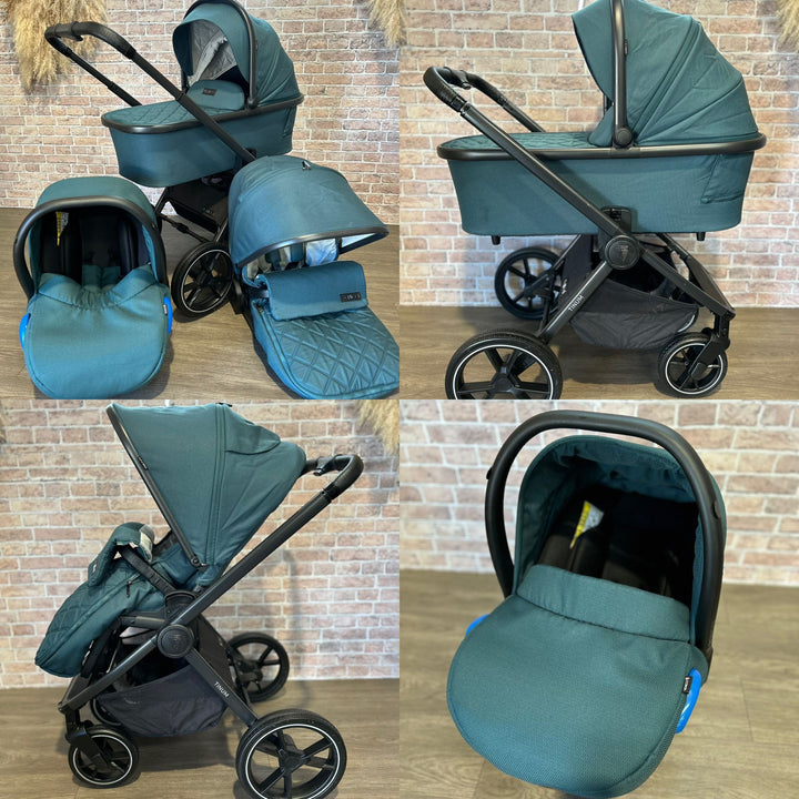 PRE LOVED Venicci Tinum 2.0 3 in 1 Travel System – Teal Bay