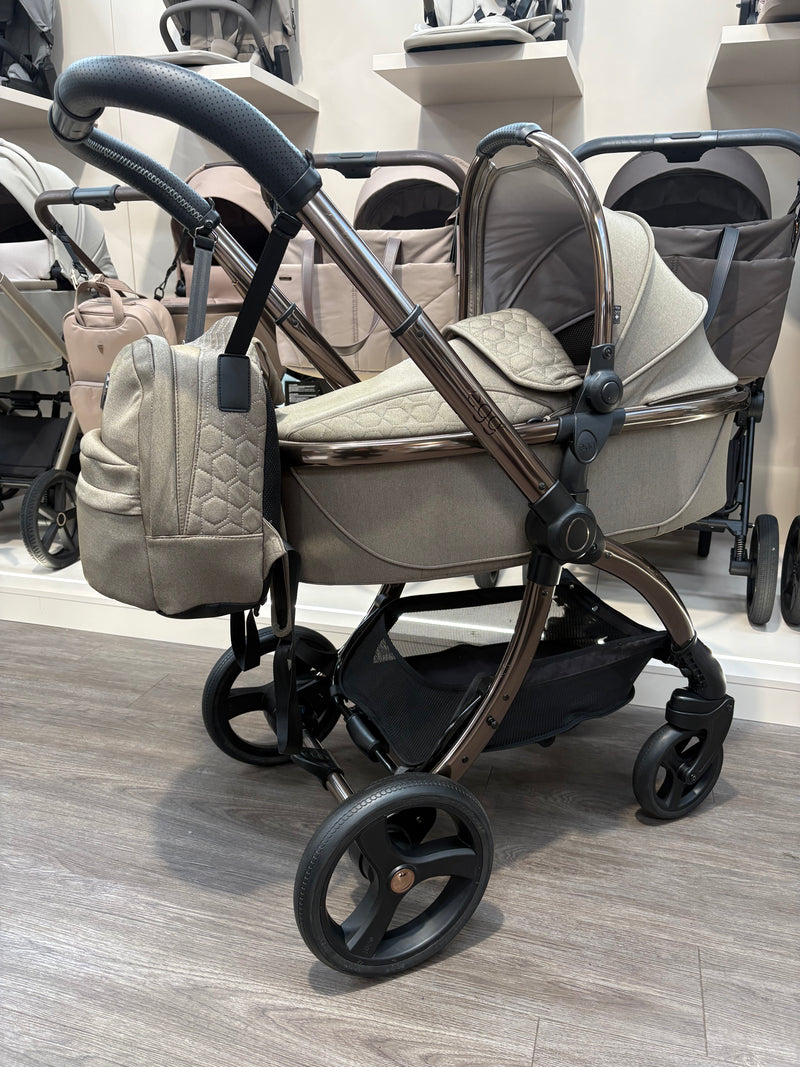 PRE LOVED egg2 Travel System w/ BRAND NEW egg Shell Car Seat - Mink