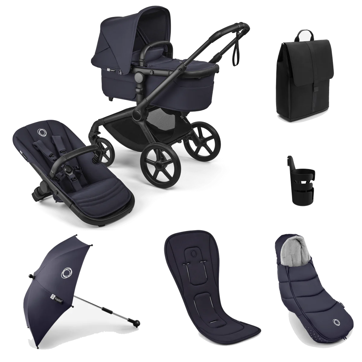 Bugaboo Fox 5 Renew Complete Bundle - Deep Indigo