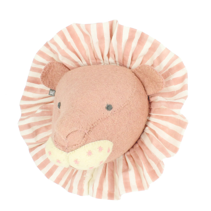 Fiona Walker Lion with Vintage Ruff Head Mini - Pink