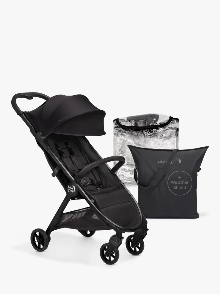 City Tour 2 - Eco Black (stroller  + bag + rain + belly bar)