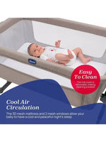 Chicco Next2Me Essential Bedside Crib - Dune