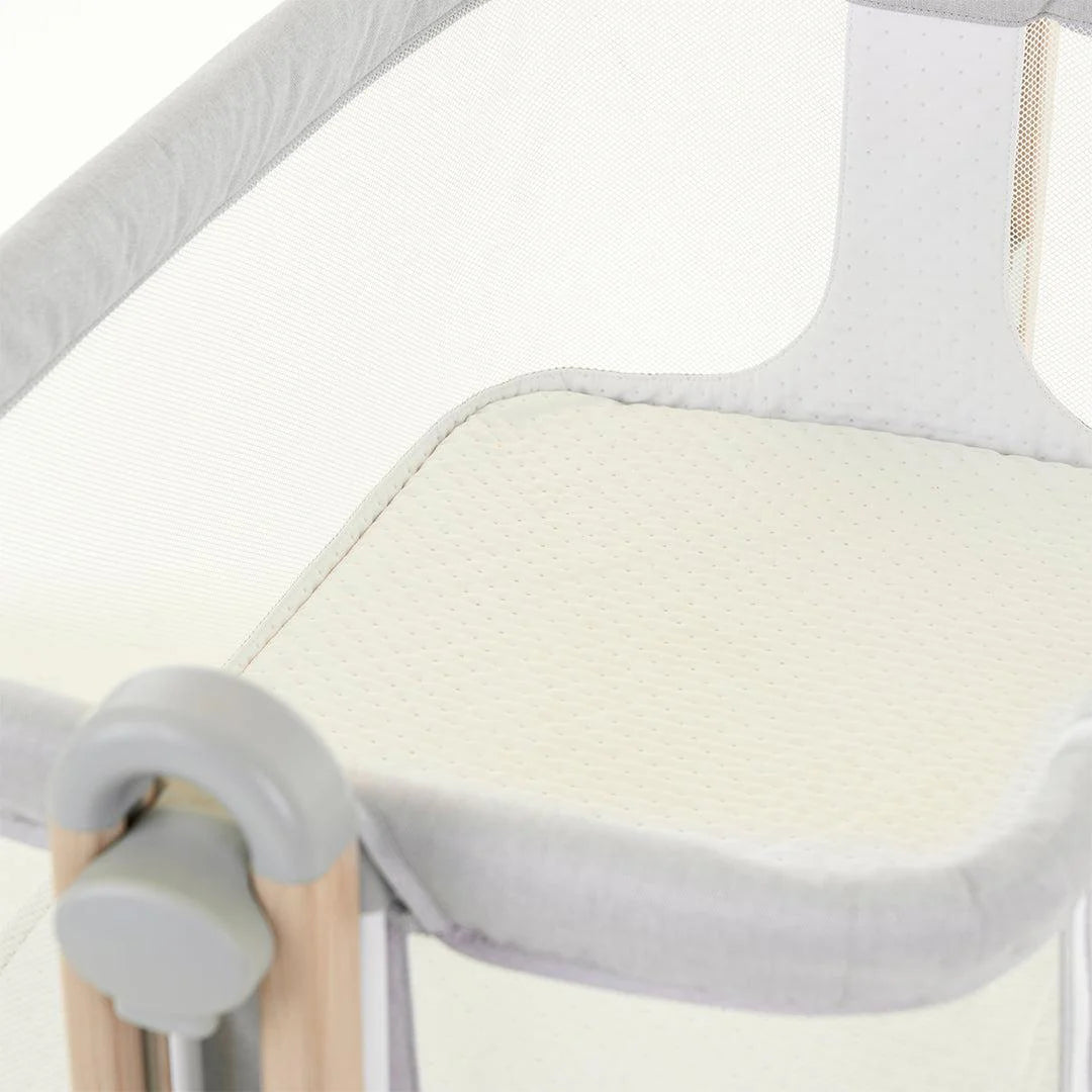 Obaby Cloud Bedside Crib - Grey