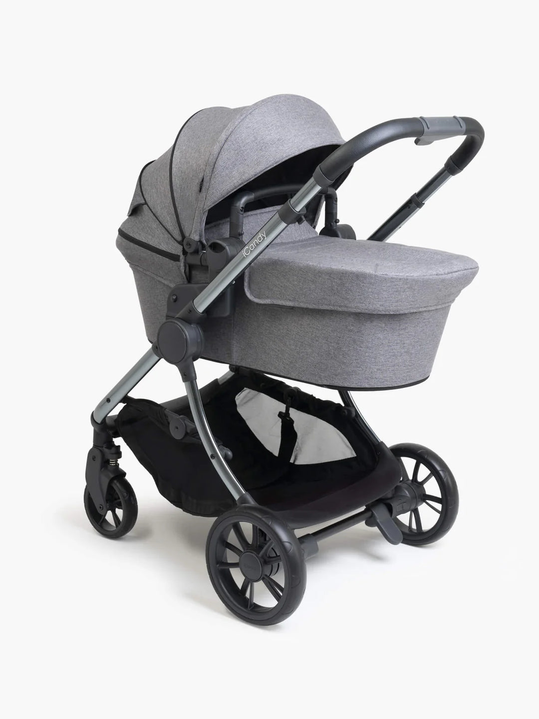 iCandy Lime Charcoal Lifestyle Pushchair + Carrycot & Accessories