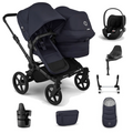 Bugaboo Donkey 6 Double Ultimate Cloud T Newborn Bundle - Deep Indigo