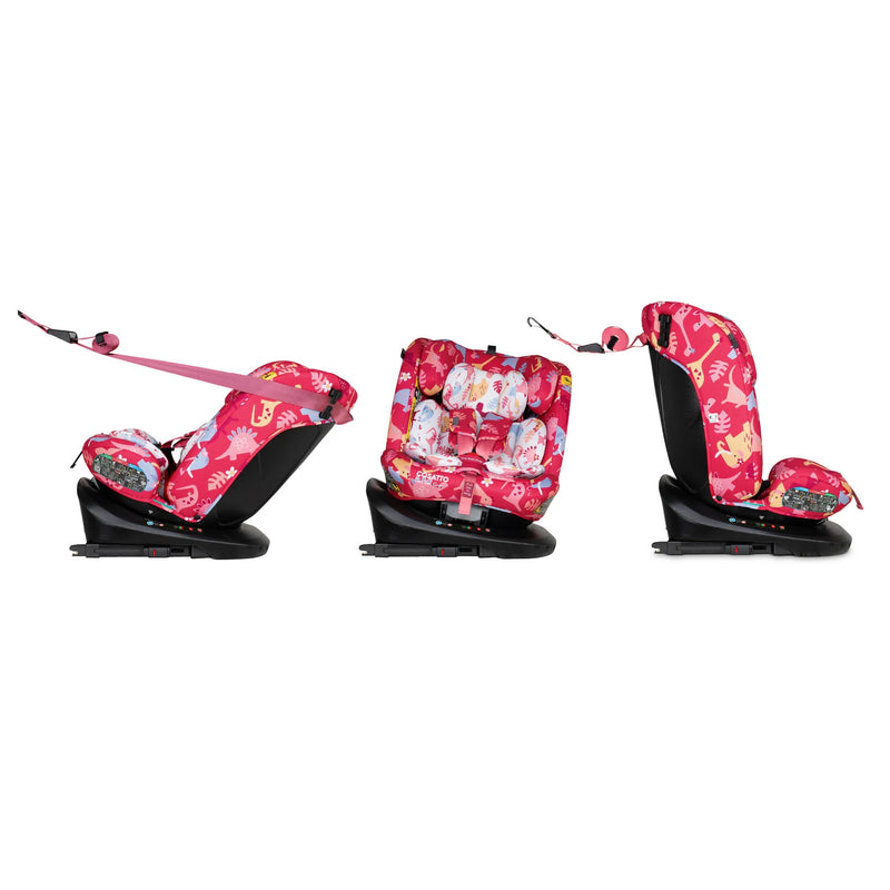Cosatto Get Set Grow i-Size 360 Car Seat - Dino Delite