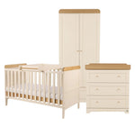 Tutti Bambini Rio 3 Piece Nursery Furniture Set – Cashmere/Honey Oak