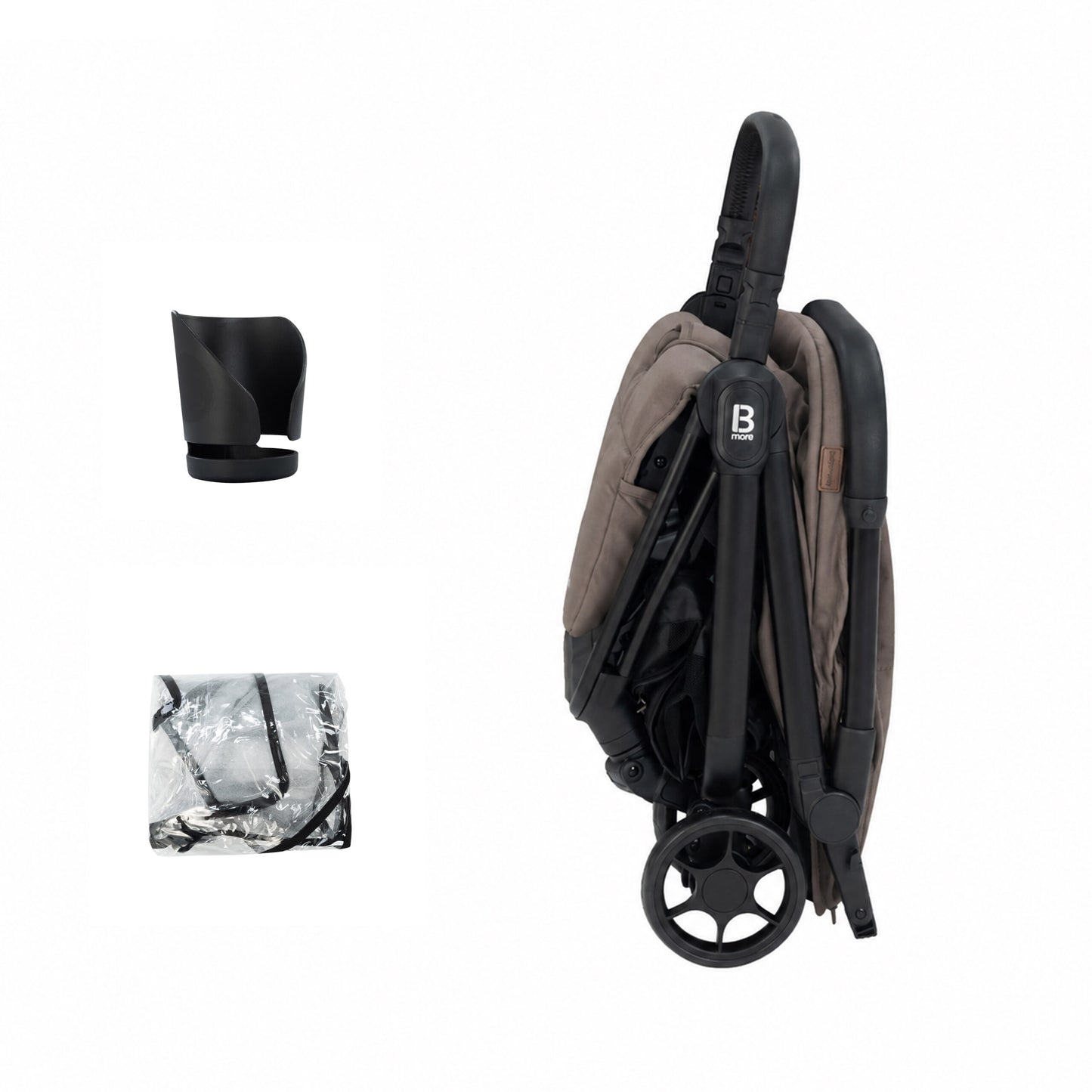 Babymore Yara Compact Stroller – Chocolate