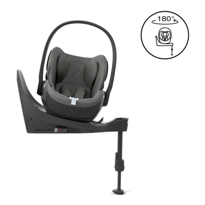 Bugaboo Fox Renew Travel System Inc Cybex Cloud T + 360 Isofix Base Bundle - Moon Grey/Graphite