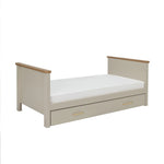 Babymore Mira Cot Bed – Cashmere Warm Oak