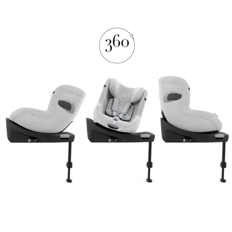 Cybex Sirona Ti i-Size Plus Car Seat - Platinum White