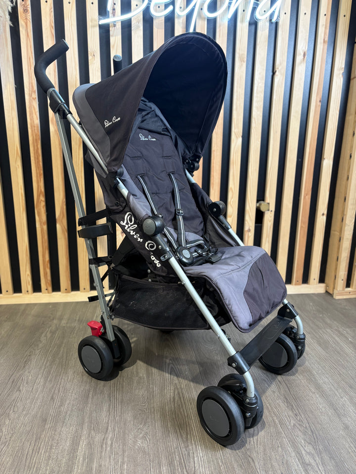 PRE LOVED Silver Cross Pop Stroller - Black