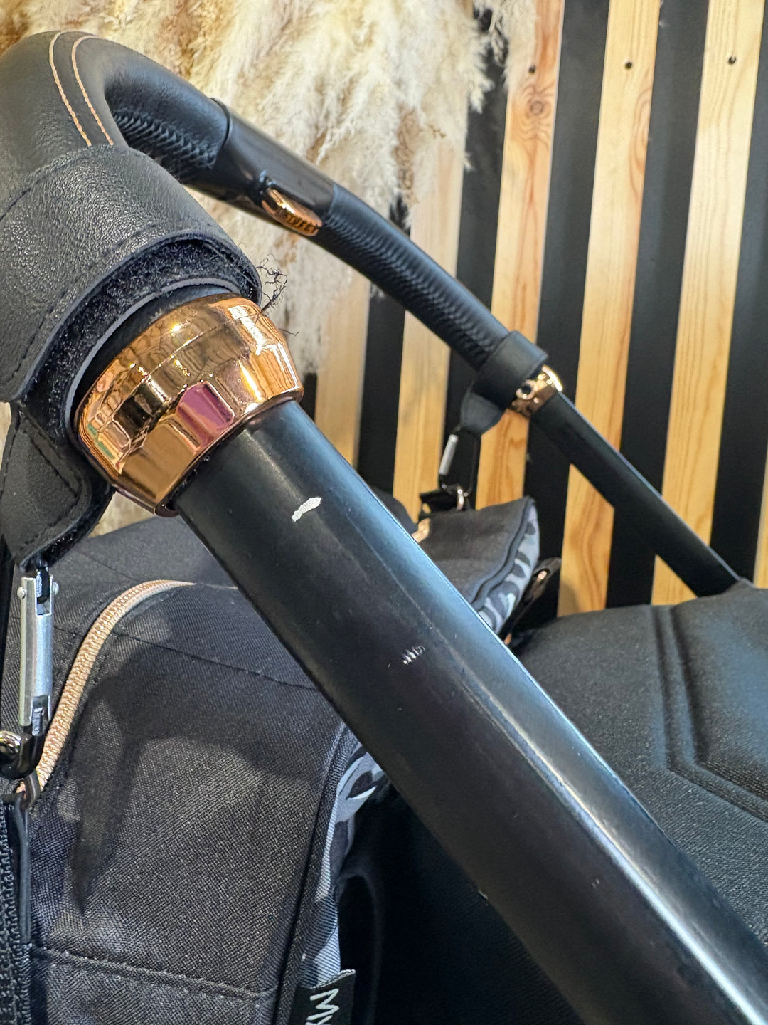 PRE LOVED My Babiie MB33 Twin Pushchair - Black Leopard