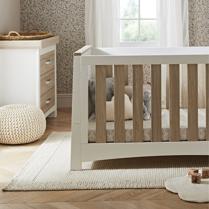 CuddleCo Ada 2 Piece Nursery Furniture Set - White & Ash