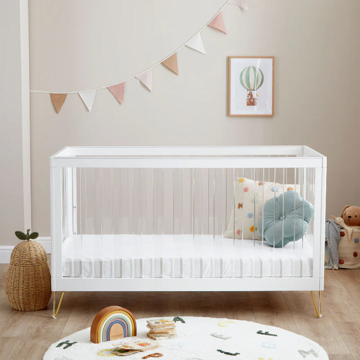 Babymore Kimi XL Acrylic 3 Piece Nursery Room Set