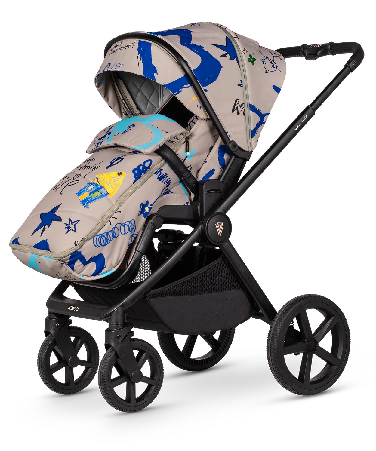 Venicci Upline2 4in1 Travel System Inc 360 Base - Special Edition Draft Beige