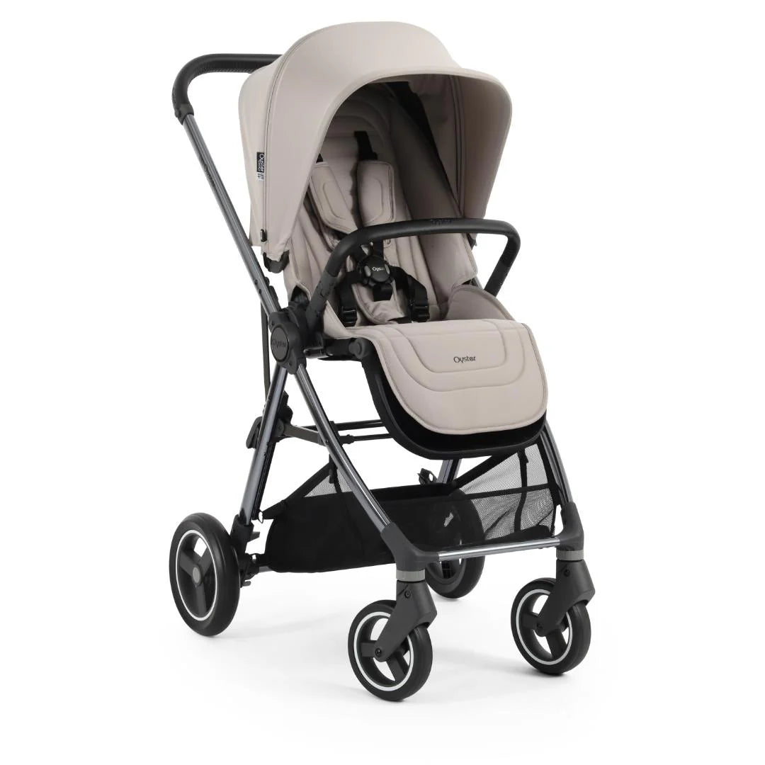 Oyster Gravity+ Stroller 5 pcs Bundle - Stone (Non 360 Car Seat)