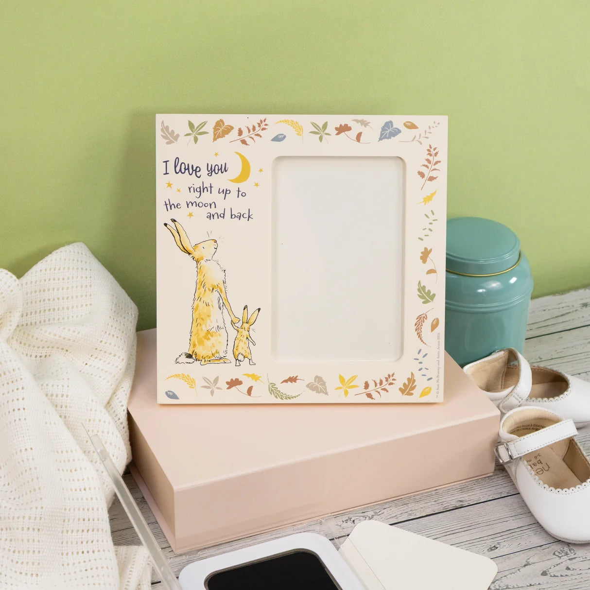 Guess How Much I Love You Hand & Foot Print Kit - Baby Keepsake Frame