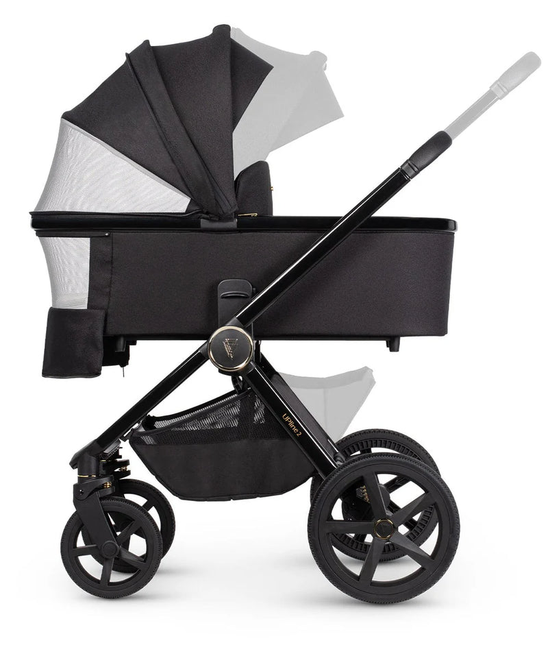 Venicci Upline2 4in1 Travel System Inc 360 Base - All Black